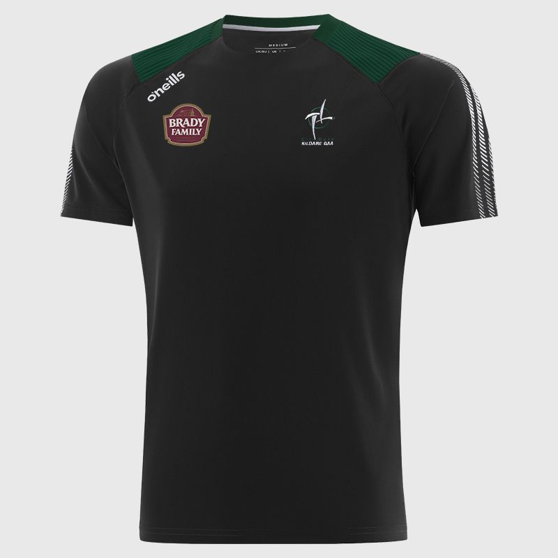 Black Kildare GAA Kids' Dynamo T-Shirt by O’Neills.