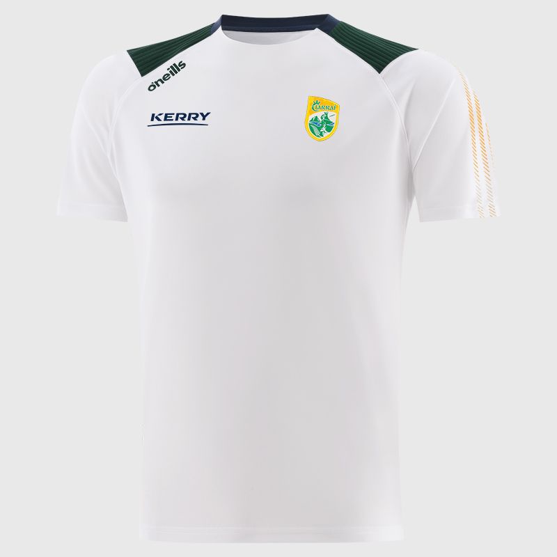 White Kerry GAA Men's Dynamo T-Shirt by O’Neills.