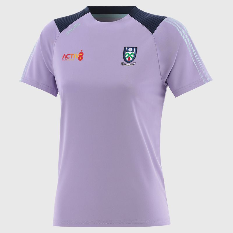 Purple Monaghan GAA Women's Dynamo T-Shirt by O’Neills.