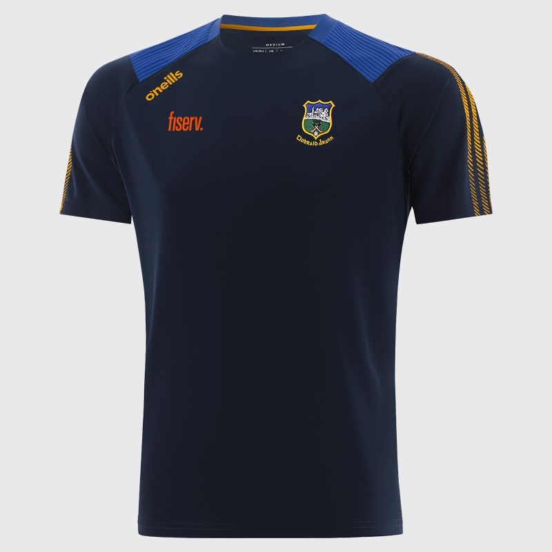 O'Neills Tipperary GAA Men's Dynamo T-Shirt Marine / Royal / Amber
