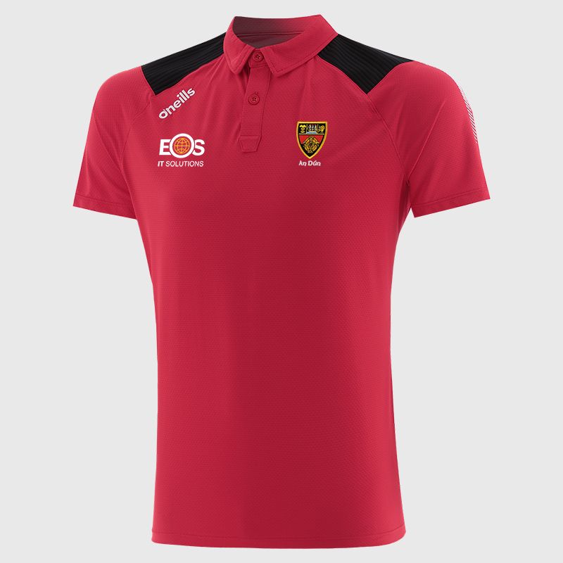 Red Down GAA Men's Dynamo Polo Shirt by O’Neills.