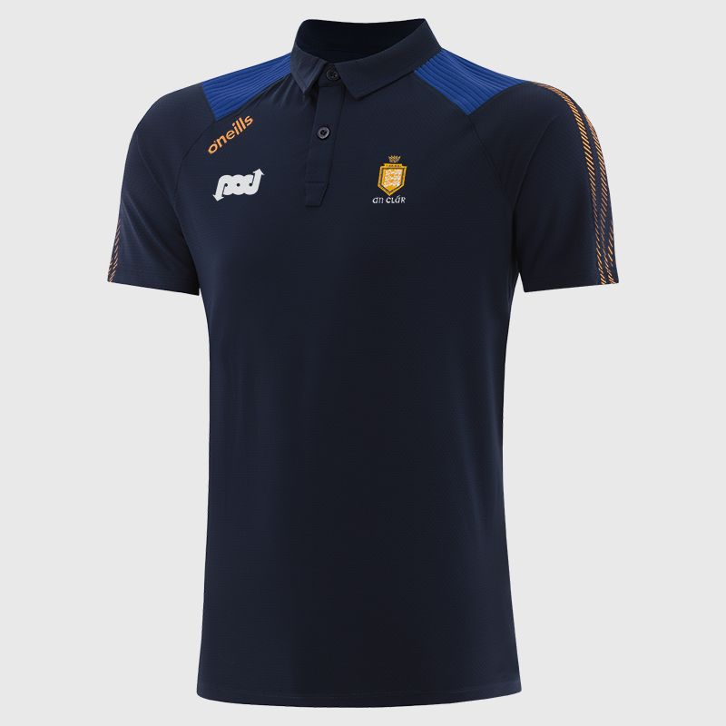 Clare GAA Men's Dynamo Polo Shirt by O'Neills.