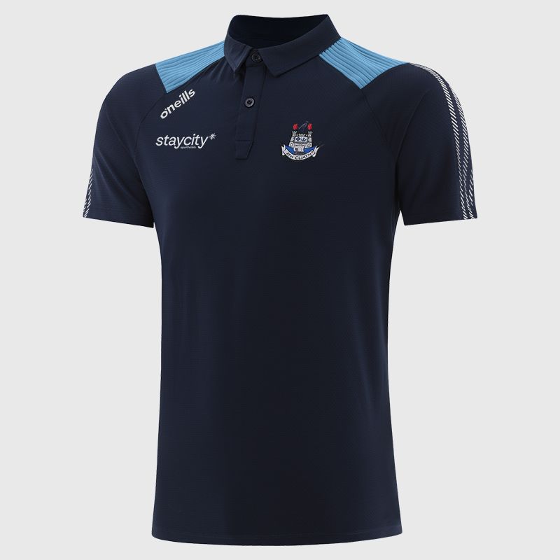 Navy Dublin GAA Men's Dynamo Polo Shirt from O'Neills.