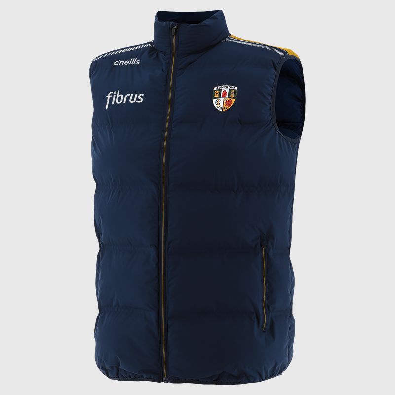 Antrim GAA Men's Dynamo Padded Gilet by O'Neills.