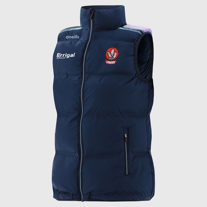 O'Neills Derry GAA Kids' Dynamo Padded Gilet Marine / Purple / Green