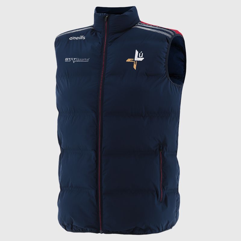 Louth GAA Men's Dynamo Padded Gilet by O'Neills.