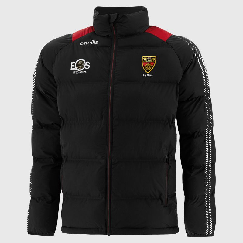 Black Down GAA Men's Dynamo Padded Jacket by O’Neills.
