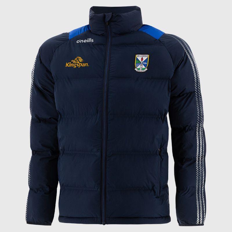 Navy Cavan GAA Men's Dynamo Padded Jacket by O’Neills.