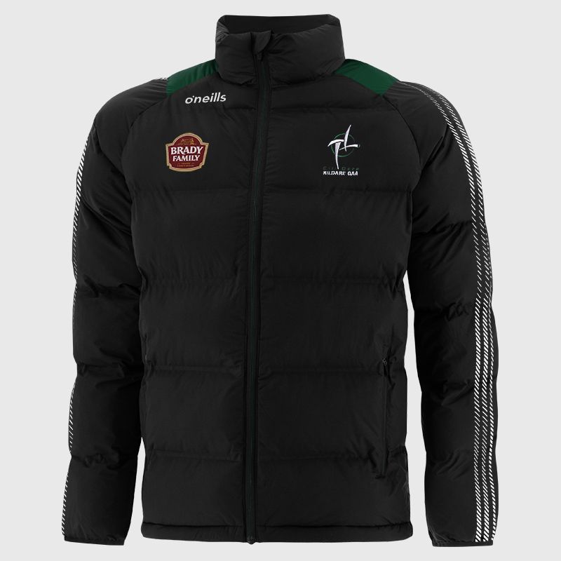 Black Kildare GAA Men's Dynamo Padded Jacket by O’Neills.