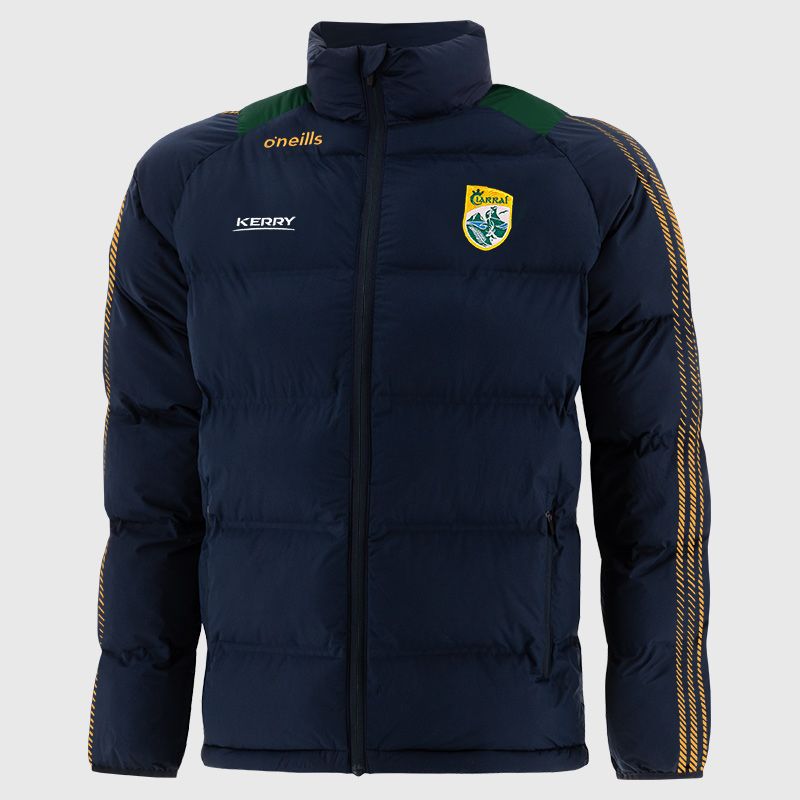 Navy Kerry GAA Men's Dynamo Padded Jacket by O’Neills.