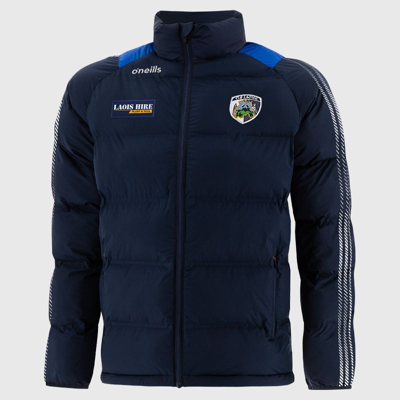 Navy Laois GAA Men's Dynamo Padded Jacket by O’Neills.