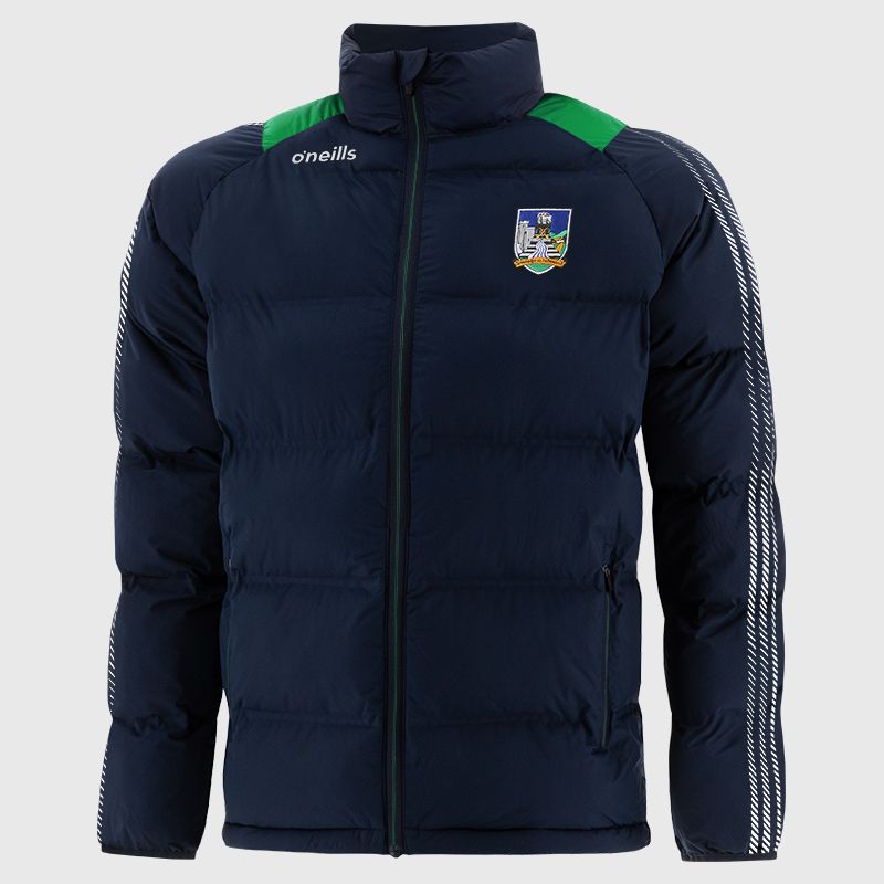 Navy Limerick GAA Men's Dynamo Padded Jacket by O’Neills.