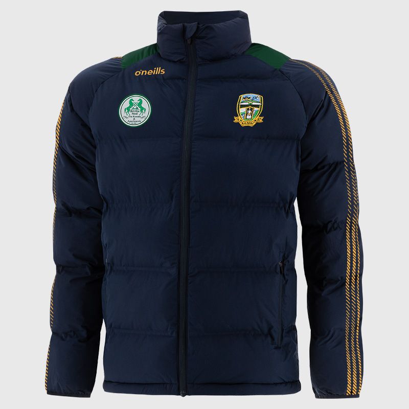 Navy Meath GAA Men's Dynamo Padded Jacket by O’Neills.