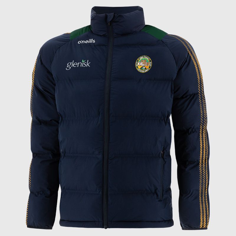 Navy Offaly GAA Men's Dynamo Padded Jacket by O’Neills.