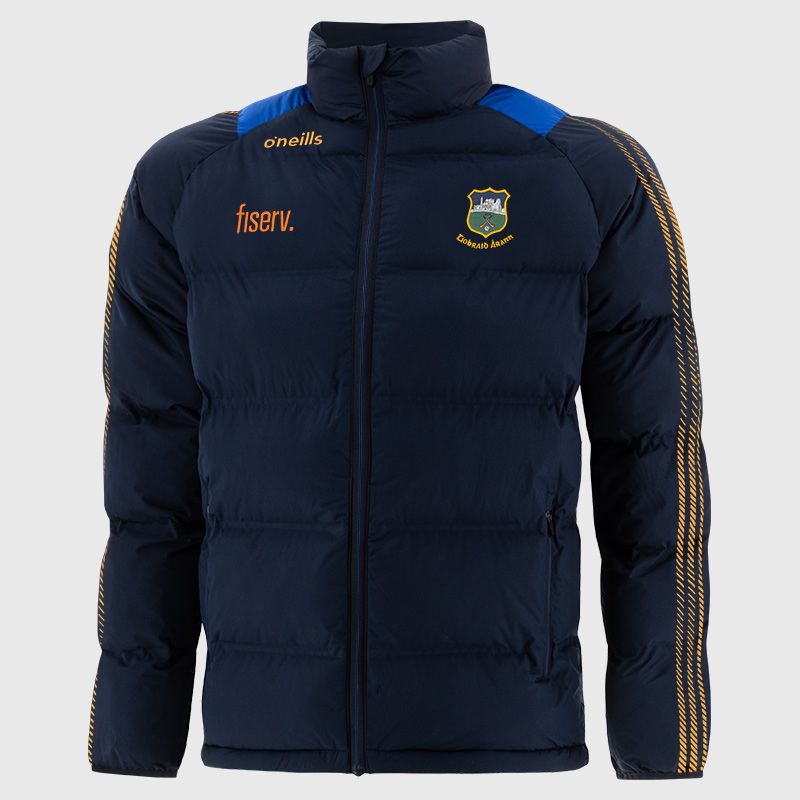 Navy Tipperary GAA Men's Dynamo Padded Jacket by O’Neills.