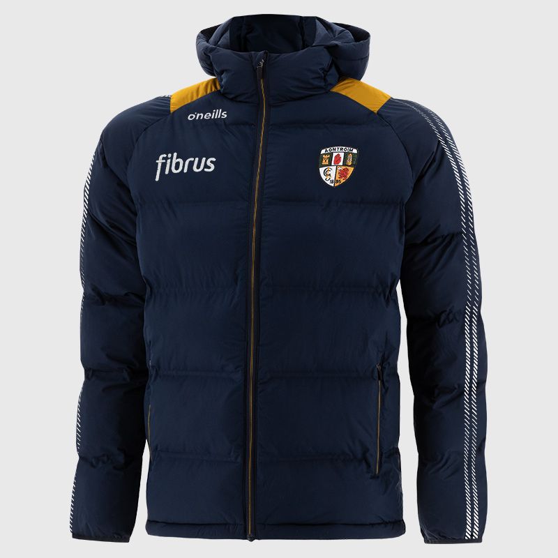 Antrim GAA Kids' Dynamo Hooded Padded Jacket by O'Neills.