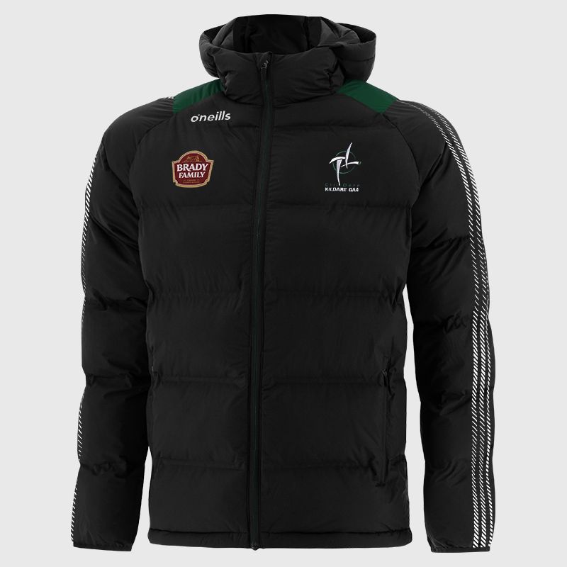 Black Kildare GAA Men's Dynamo Padded Gilet by O’Neills.