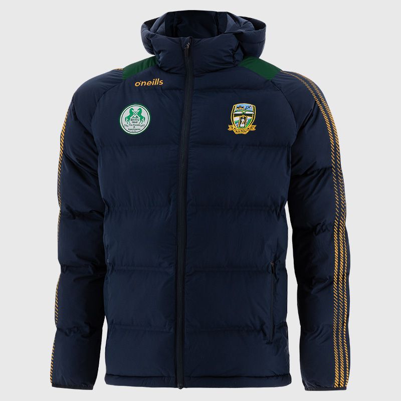 Meath GAA Kids' Dynamo Hooded Padded Jacket by O'Neills.