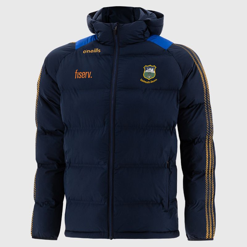 Tipperary GAA Men's Dynamo Hooded Padded Jacket by O'Neills.
