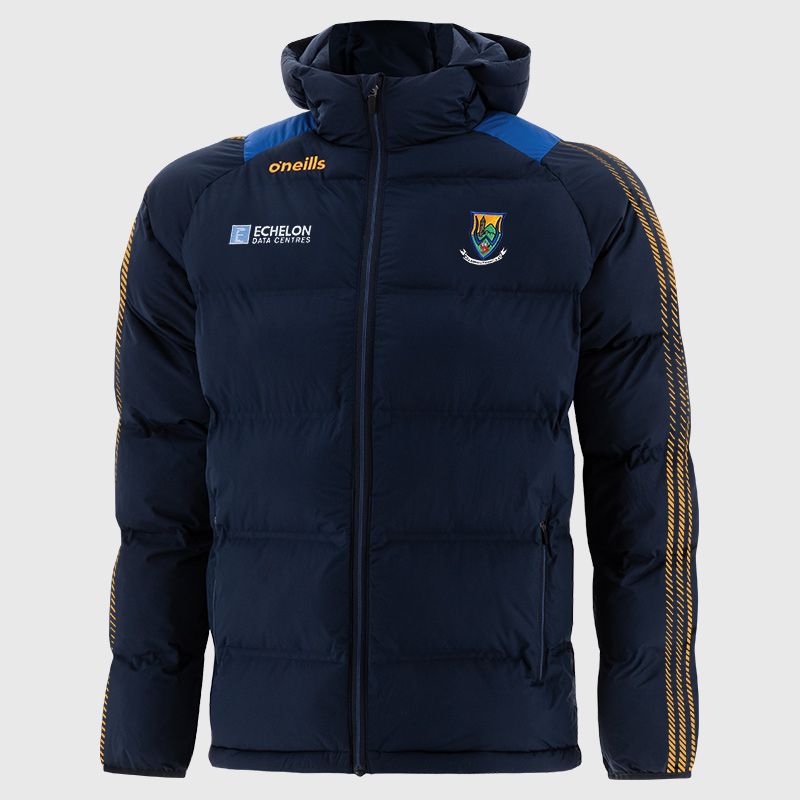 Navy Wicklow GAA Men's Dynamo Hooded Padded Jacket by O’Neills.