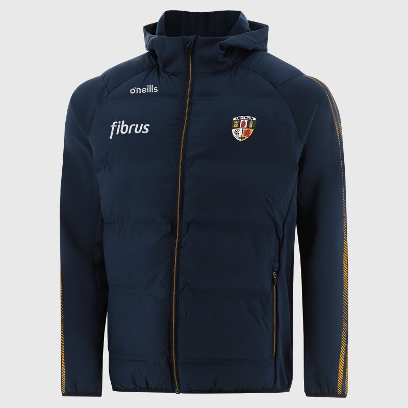Navy Antrim GAA Kids' Dynamo Lightweight Padded Jacket by O’Neills.