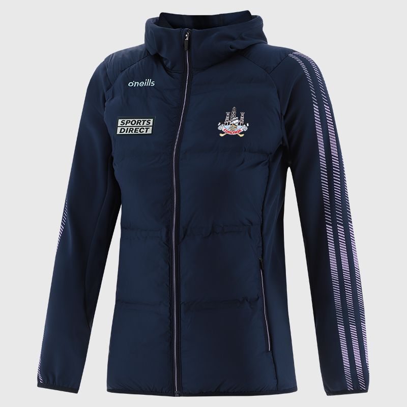 Navy Cork GAA Kids' Dynamo Lightweight Padded Jacket by O’Neills.