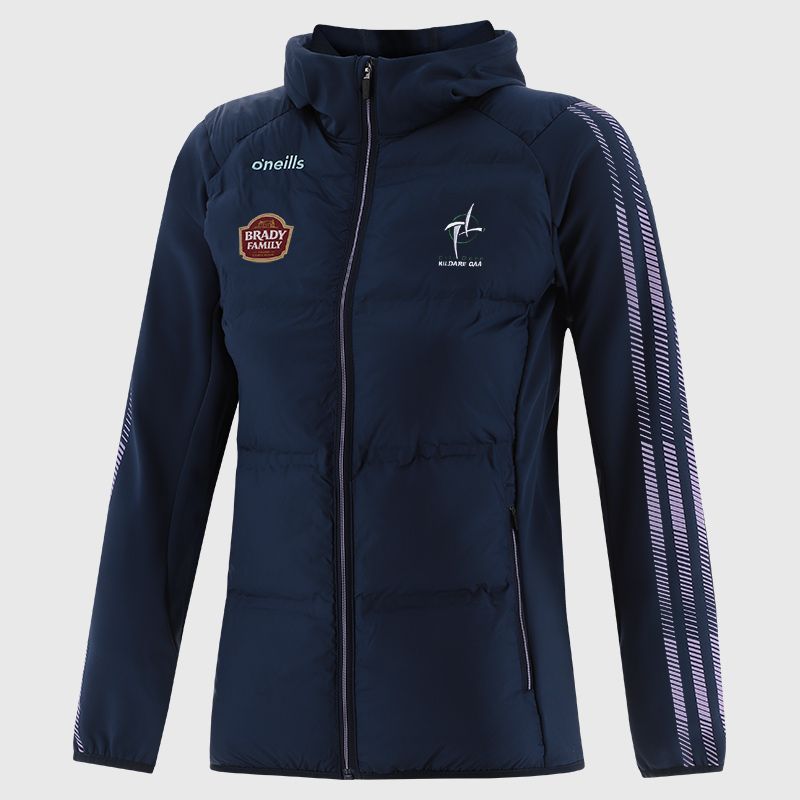 Navy Kildare GAA Women's Dynamo Lightweight Padded Jacket by O’Neills.