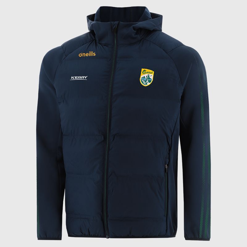 Navy Kerry GAA Men's Dynamo Lightweight Padded Jacket by O’Neills.