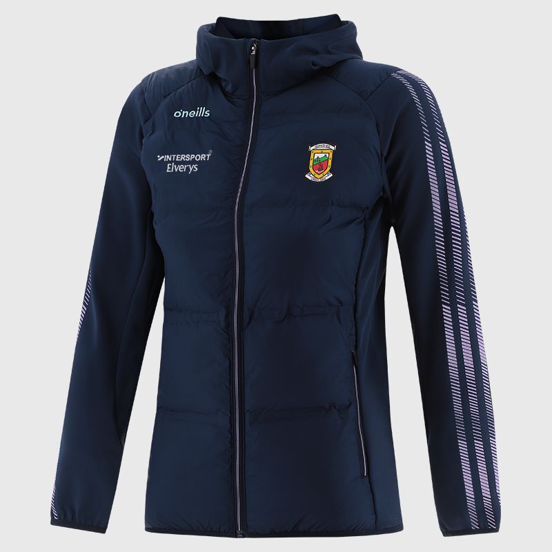 Navy Mayo GAA Kids' Dynamo Lightweight Padded Jacket by O’Neills.