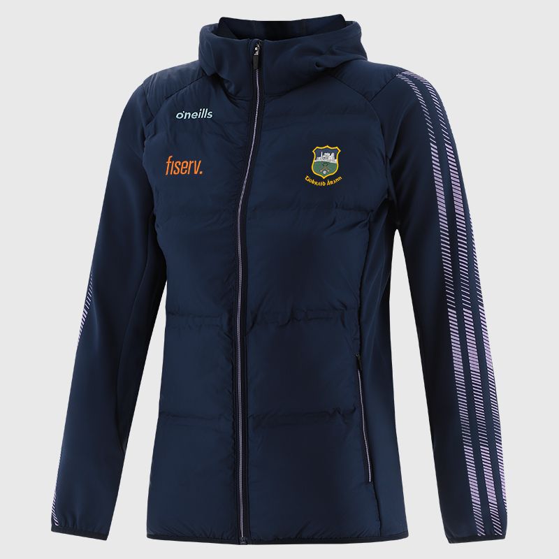Navy Tipperary GAA Women's Dynamo Lightweight Padded Jacket by O’Neills.
