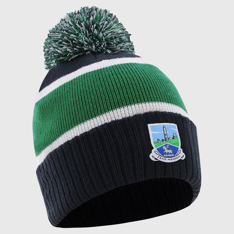 Marine Fermanagh GAA Adults Dynamo Knitted Bobble Hat by O’Neills.