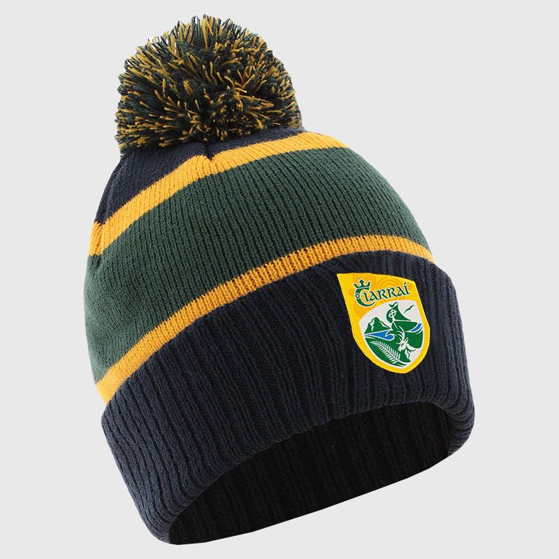 Marine Kerry GAA Kids Dynamo Knitted Bobble Hat by O’Neills.