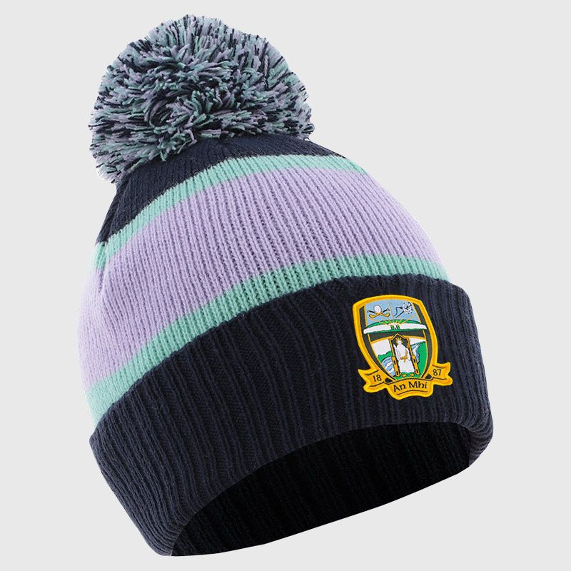 Marine Meath GAA Adults Dynamo Knitted Bobble Hat by O’Neills.