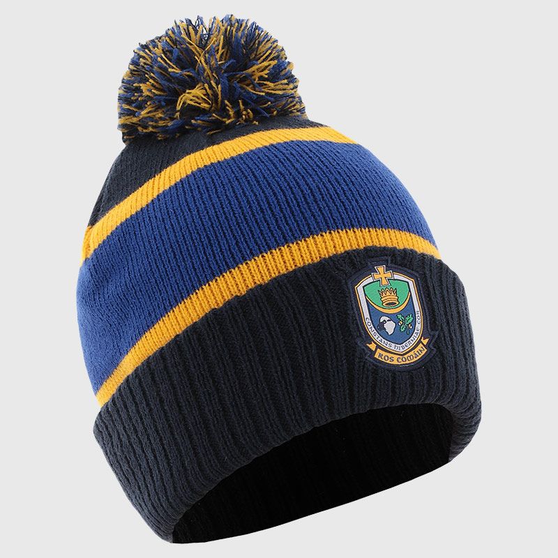 Navy Roscommon GAA Adults Dynamo Knitted Bobble Hat by O’Neills.