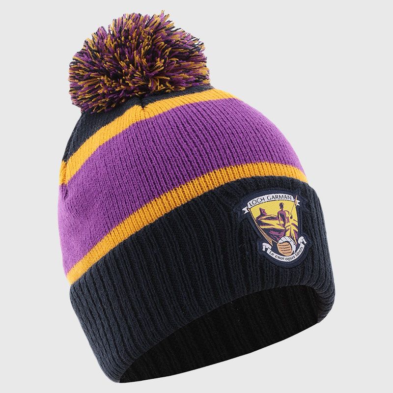 Navy Wexford GAA Kids Dynamo Knitted Bobble Hat by O’Neills.