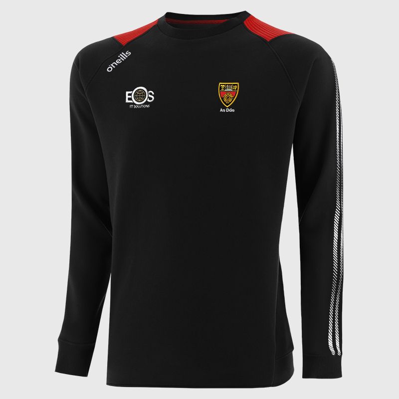 Black Down GAA Men's Dynamo Fleece Crew Neck Sweatshirt by O’Neills.