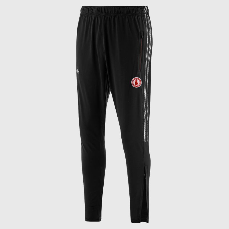Tyrone GAA Kids' Dynamo Skinny Tracksuit Bottoms with side pockets from O'Neills.