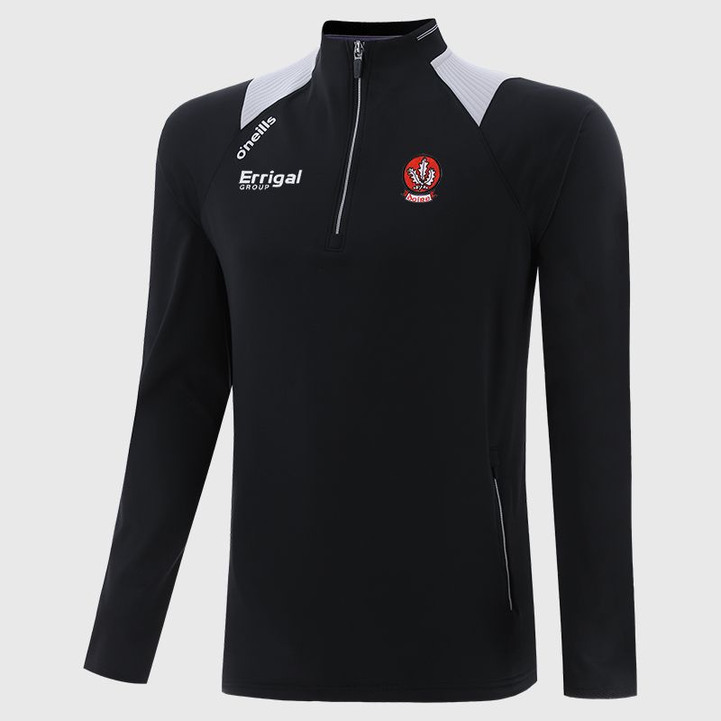 Black Derry GAA Men's Dynamo Brushed Half Zip by O’Neills.