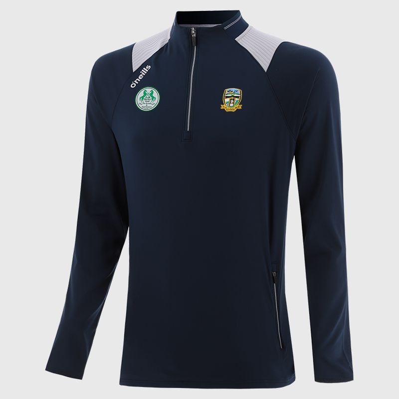 Navy Meath GAA Men's Dynamo Brushed Half Zip by O’Neills.