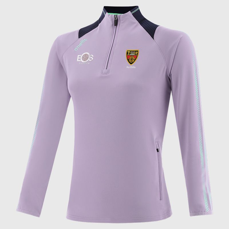 Purple Down GAA Women's Dynamo Brushed Half Zip by O’Neills.