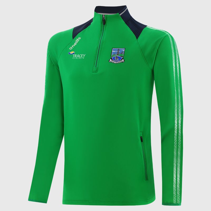 Green Fermanagh GAA Men's Dynamo Brushed Half Zip by O’Neills.