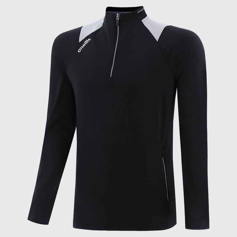 Black Men's Dynamo Brushed Half Zip by O’Neills.
