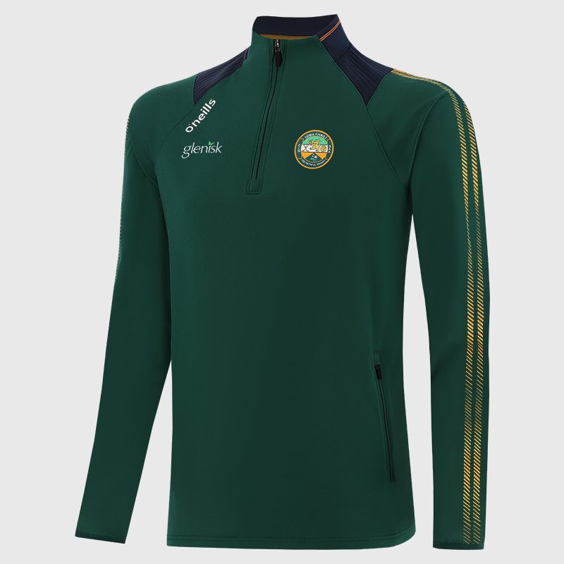 Bottle Offaly GAA Men's Dynamo Brushed Half Zip by O’Neills.