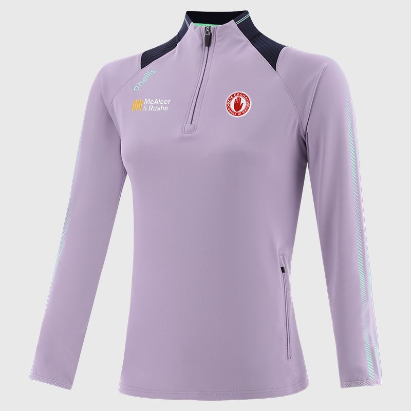 Purple Tyrone GAA Kids' Dynamo Brushed Half Zip by O’Neills.