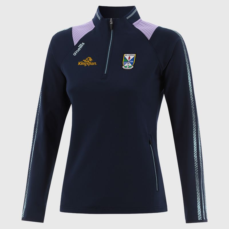 Navy Cavan GAA Kids' Dynamo Brushed Half Zip by O’Neills.