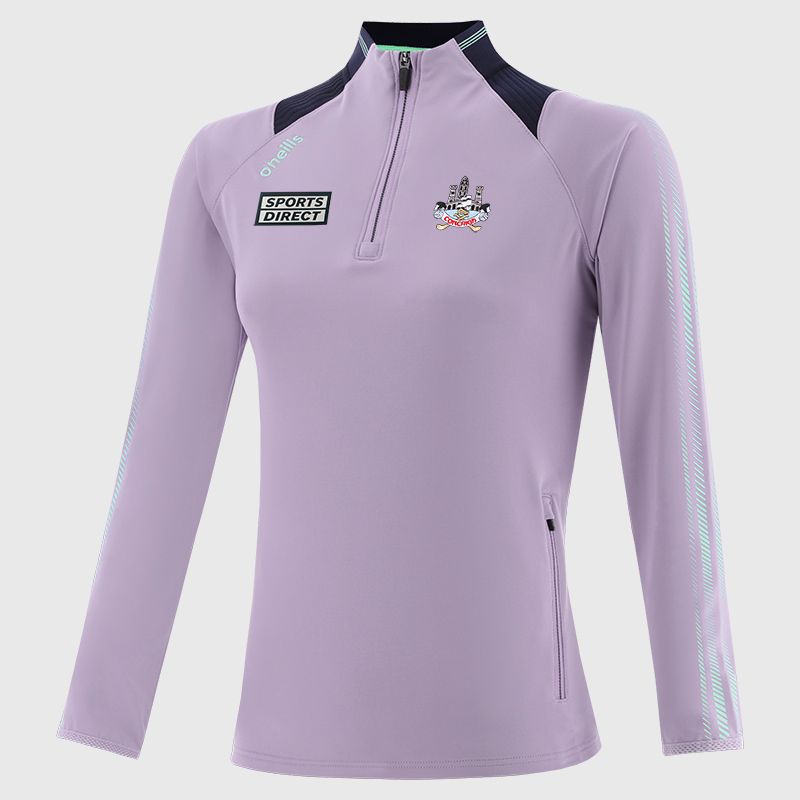 Purple Cork GAA Kids' Dynamo Brushed Half Zip by O’Neills.