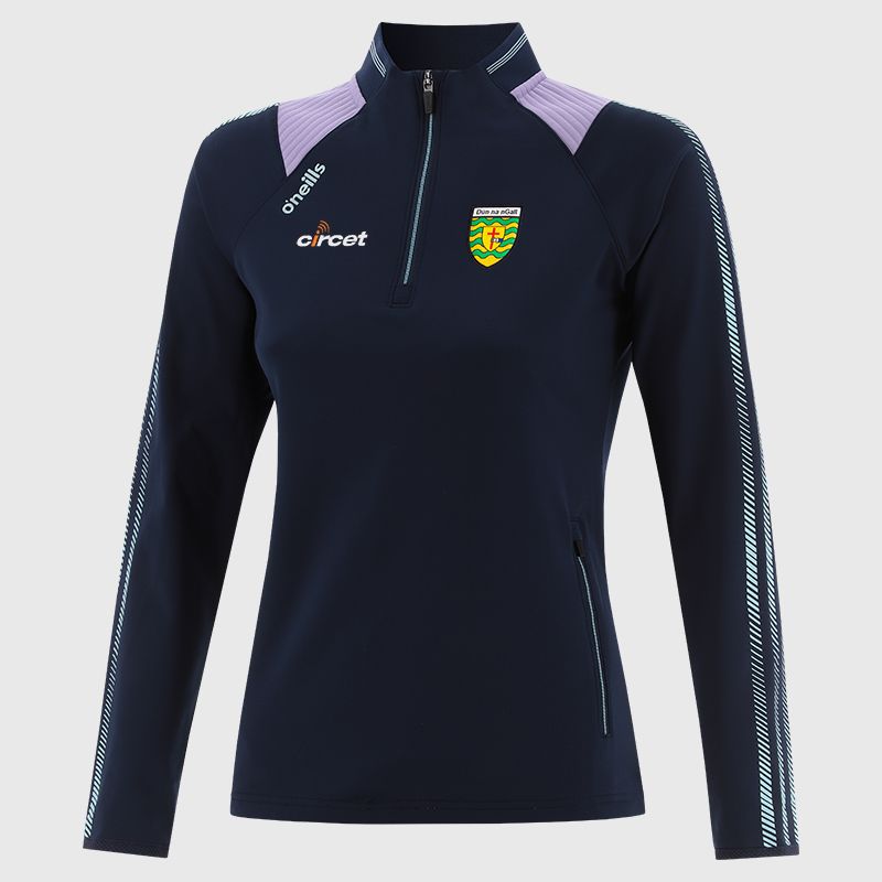 Navy Donegal GAA Women's Dynamo Brushed Half Zip by O’Neills.