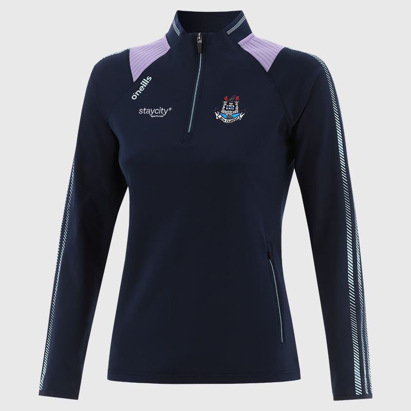 Navy Dublin GAA Women's Dynamo Brushed Half Zip by O’Neills.
