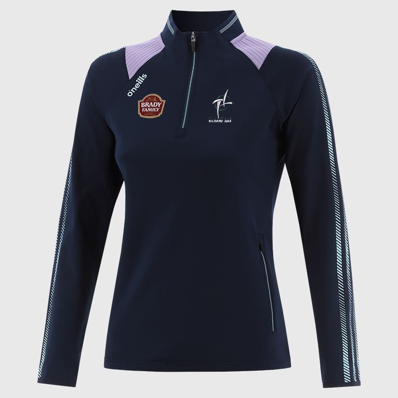 Navy Kildare GAA Women's Dynamo Brushed Half Zip by O’Neills.