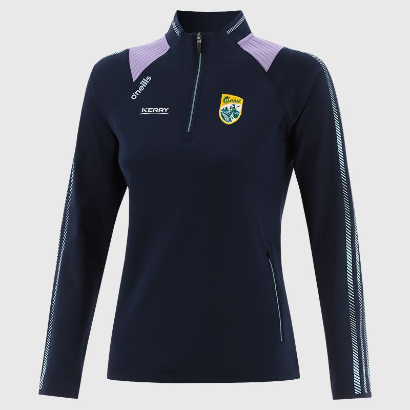 Navy Kerry GAA Women's Dynamo Brushed Half Zip by O’Neills.